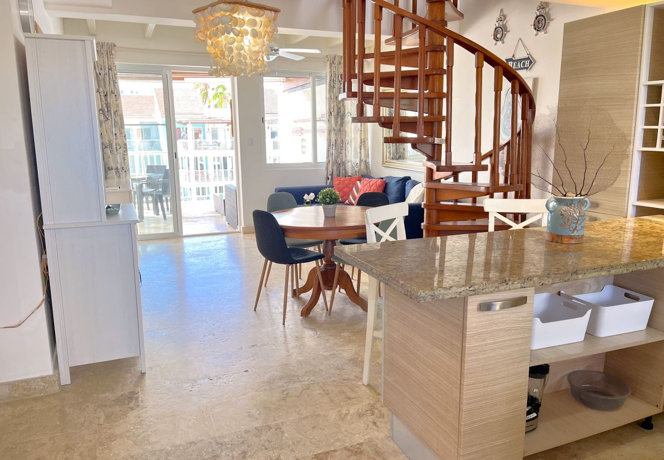 Apartamento en Bávaro - Beauty penthouse Playa Turquesa pool views