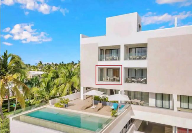 Apartamento en Bávaro - Beauty NEW apartment 350mts to Playa Bavaro with pool views 