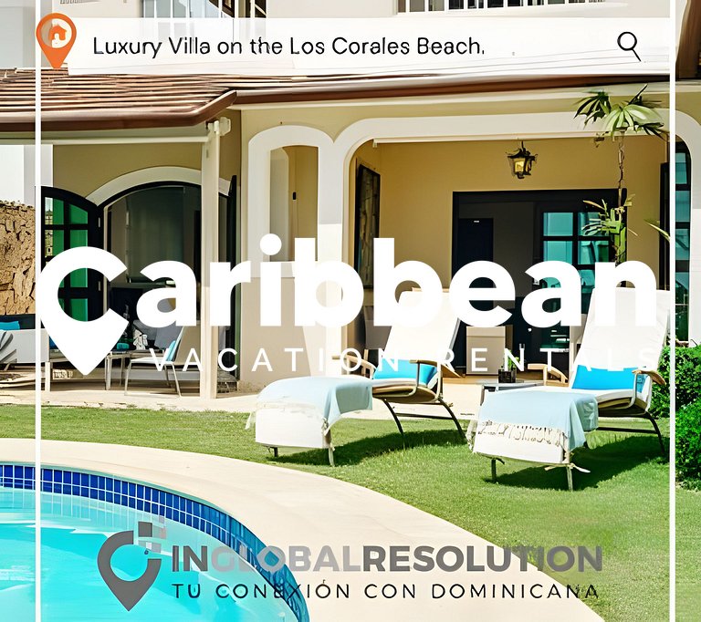Beach Front Villa on the Playa Bavaro