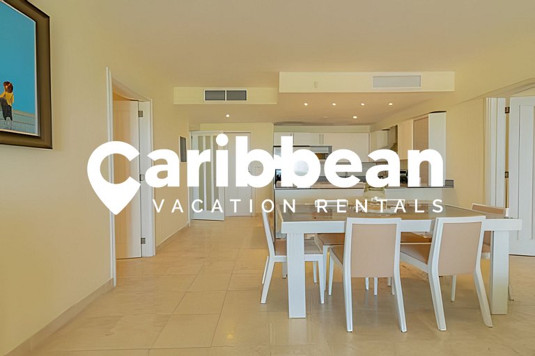 Punta Palmera Beach Front 3b apartment Cap Cana