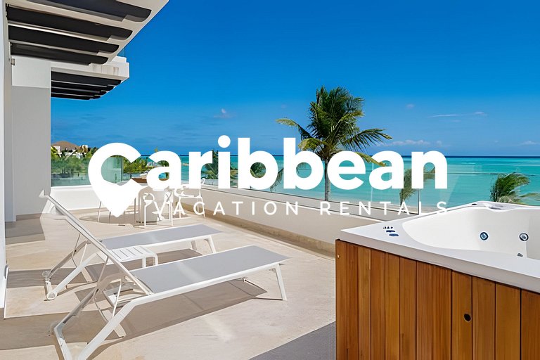 Punta Palmera Beach Front with private cold jacuzzI