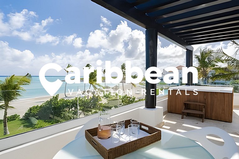 Punta Palmera Beach Front and pool views Cap Cana