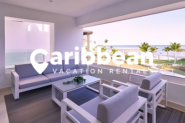 Punta Palmera ocean views 1bed apartment Cap Cana