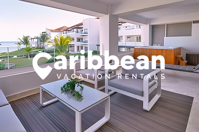 Punta Palmera ocean views 1bed apartment Cap Cana