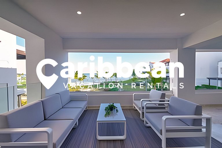 Punta Palmera ocean views 1bed apartment Cap Cana