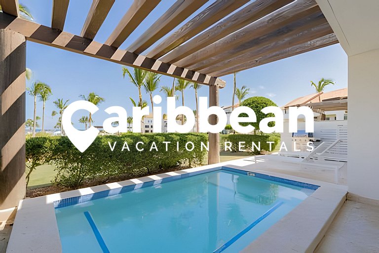 Punta Palmera Beach Front 3b apartment Cap Cana