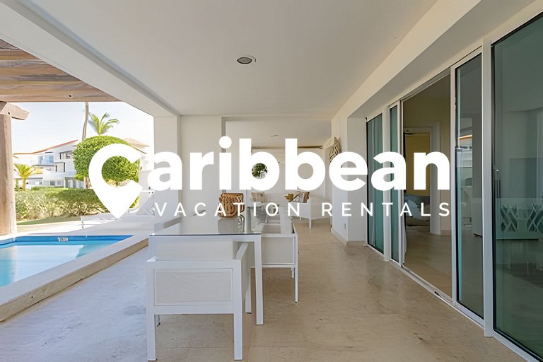 Punta Palmera Beach Front 3b apartment Cap Cana