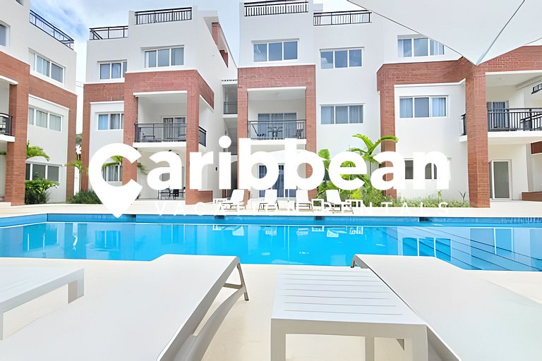 Beauty Coral Village 2 bed apartment pool views. Playa Bavar