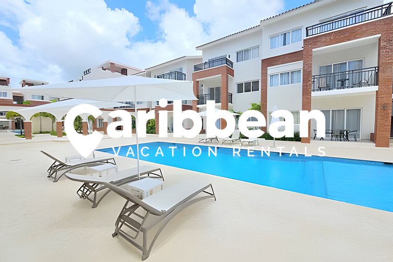 Beauty Coral Village 2 bed apartment pool views. Playa Bavar
