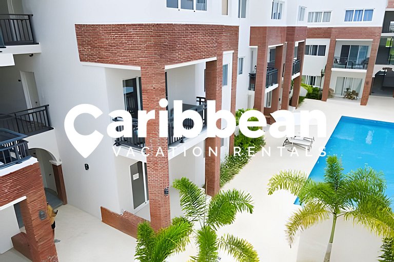 Beauty Coral Village 2 bed apartment pool views. Playa Bavar