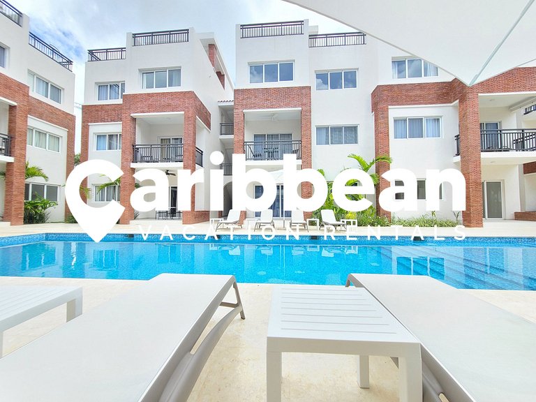 Beauty 1 bed pool view apartment Coral Village 2