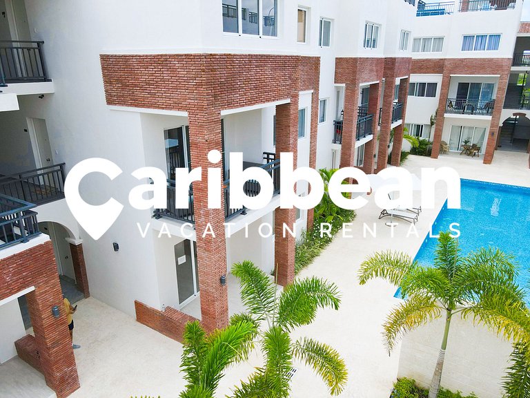 Beauty 1 bed pool view apartment Coral Village 2