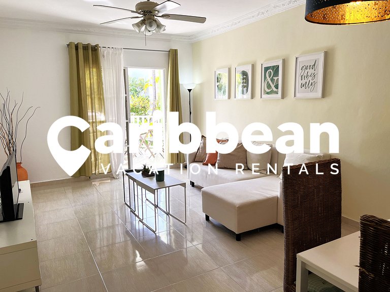 Quiet and well-kept apartment garden views. Playa Bavaro
