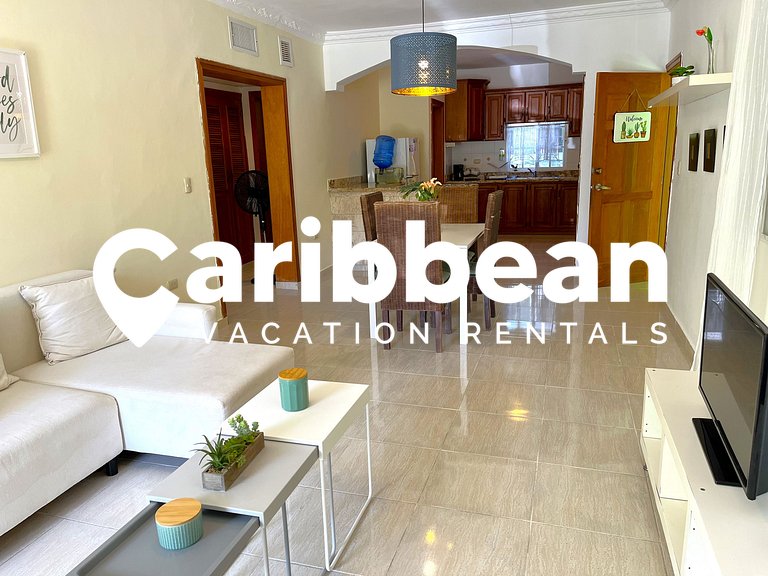 Quiet and well-kept apartment garden views. Playa Bavaro