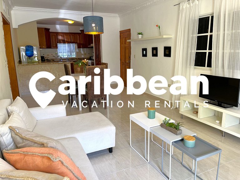 Quiet and well-kept apartment garden views. Playa Bavaro