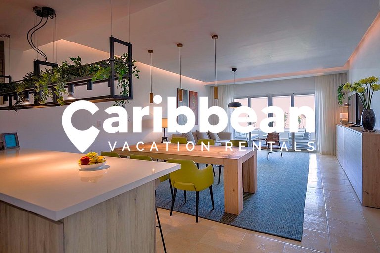 Punta Palmera ocean views 1bed apartment Cap Cana