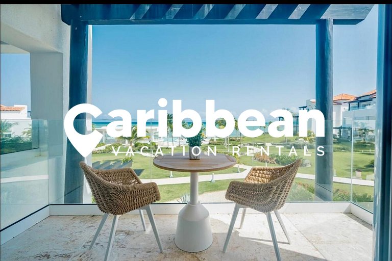 Amazing ocean views apartment with private beach in Cap Cana
