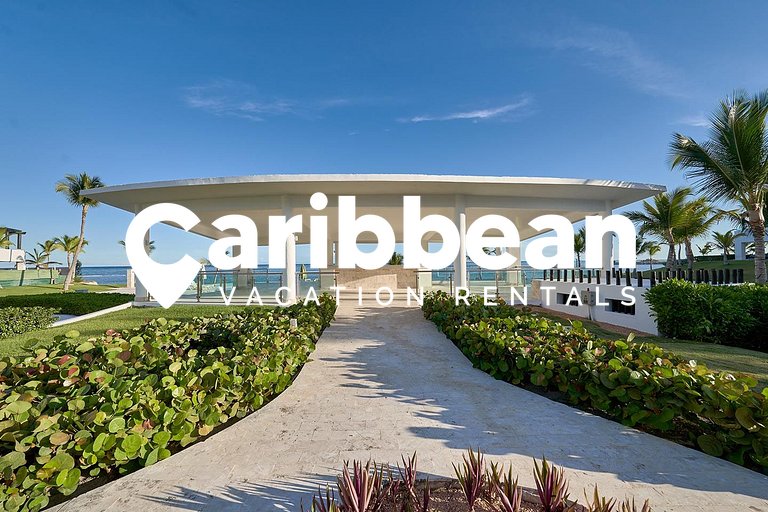 Amazing ocean views apartment with private beach in Cap Cana