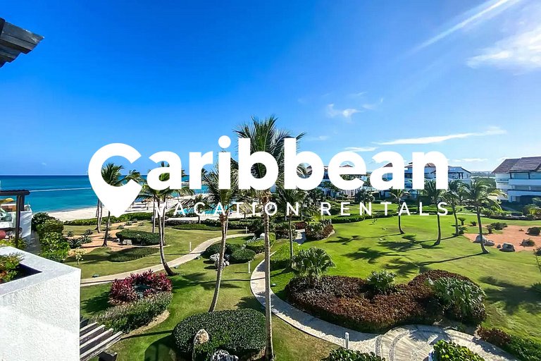Amazing ocean views apartment with private beach in Cap Cana