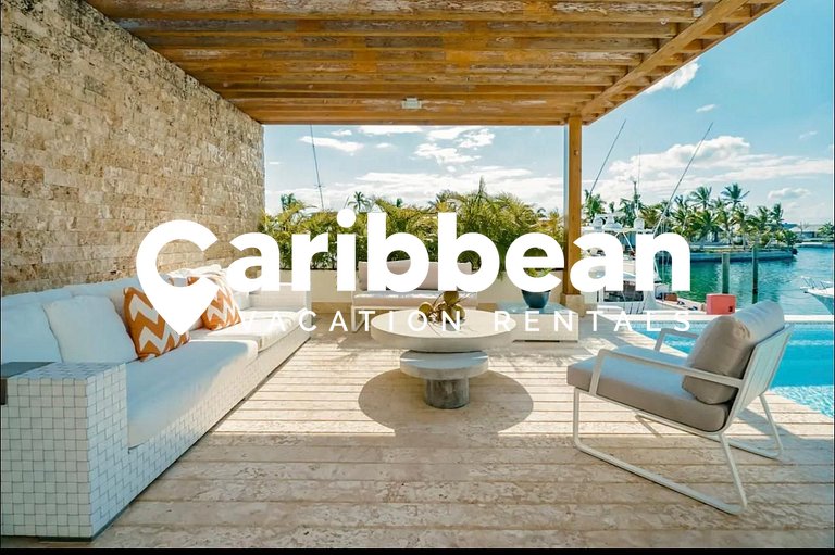 Beautiful private villa in Cap Cana Marina with views of the
