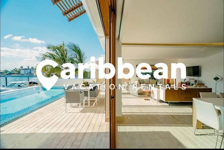 Beautiful private villa in Cap Cana Marina with views of the