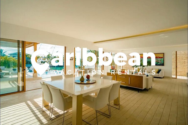 Beautiful private villa in Cap Cana Marina with views of the