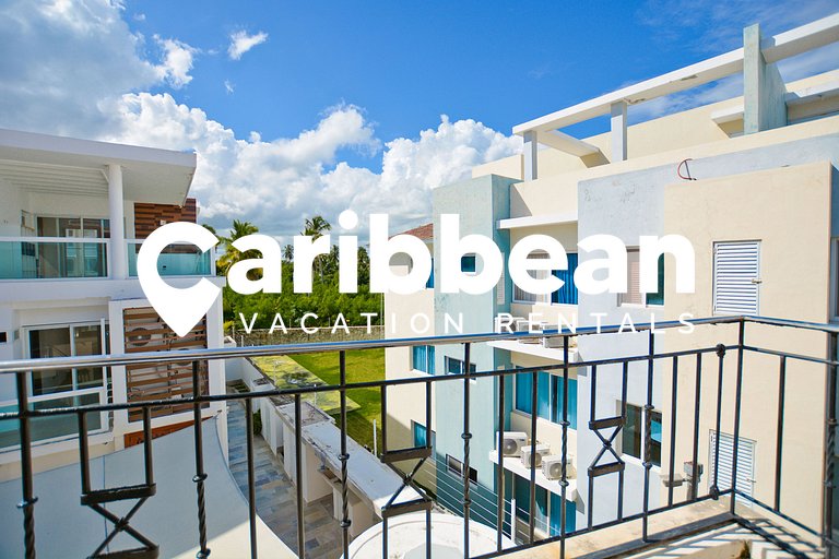 Rosa Hermosa Penthouse | Pool View • Near Bávaro