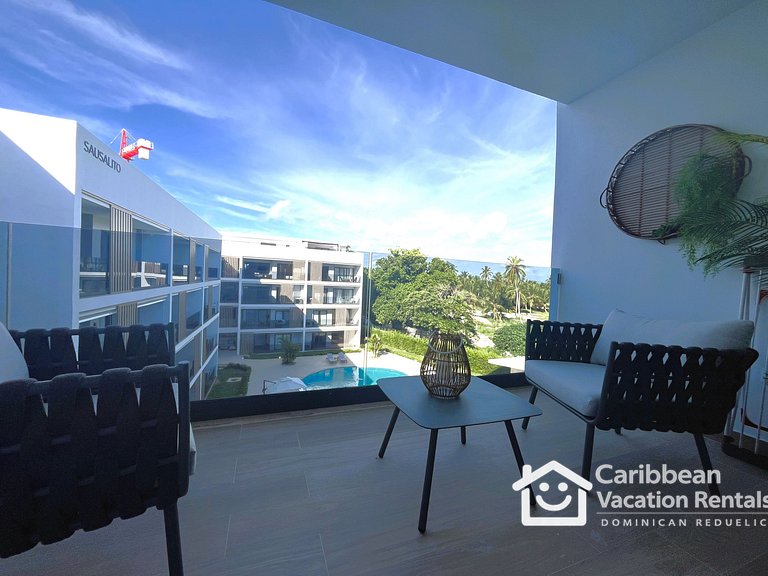 Modern Penthouse with Pool by Bavaro Beach