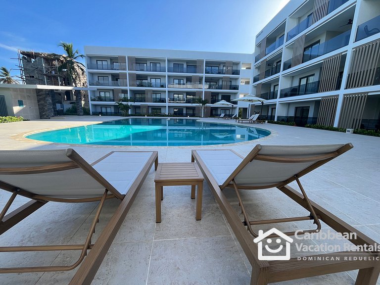 Modern Penthouse with Pool by Bavaro Beach