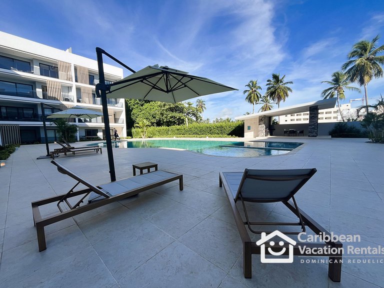 Modern Penthouse with Pool by Bavaro Beach