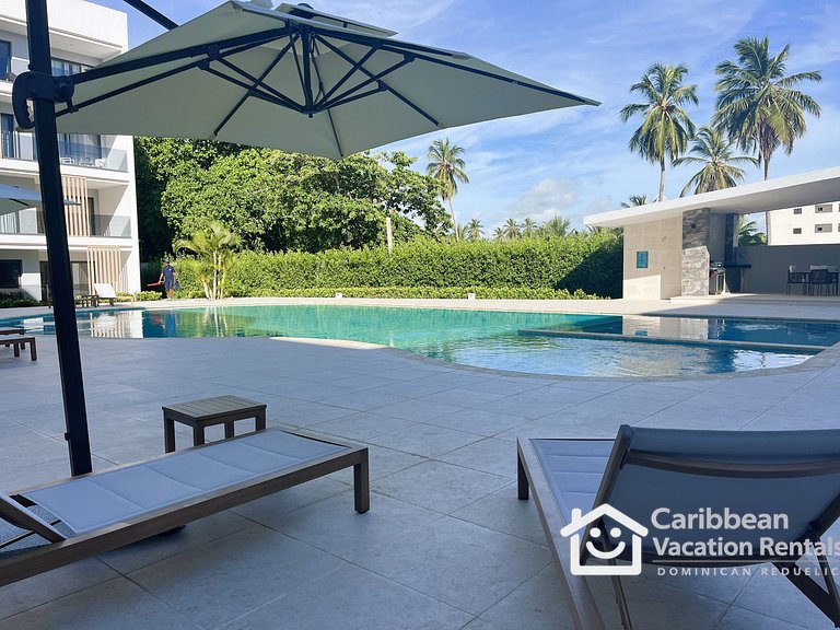 Modern Penthouse with Pool by Bavaro Beach