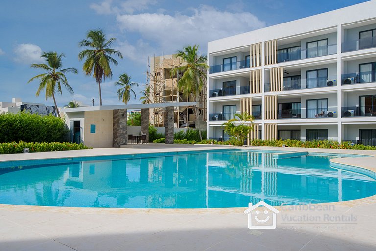 Modern Penthouse with Pool by Bavaro Beach
