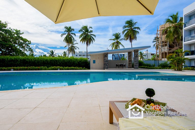 Modern Penthouse with Pool by Bavaro Beach