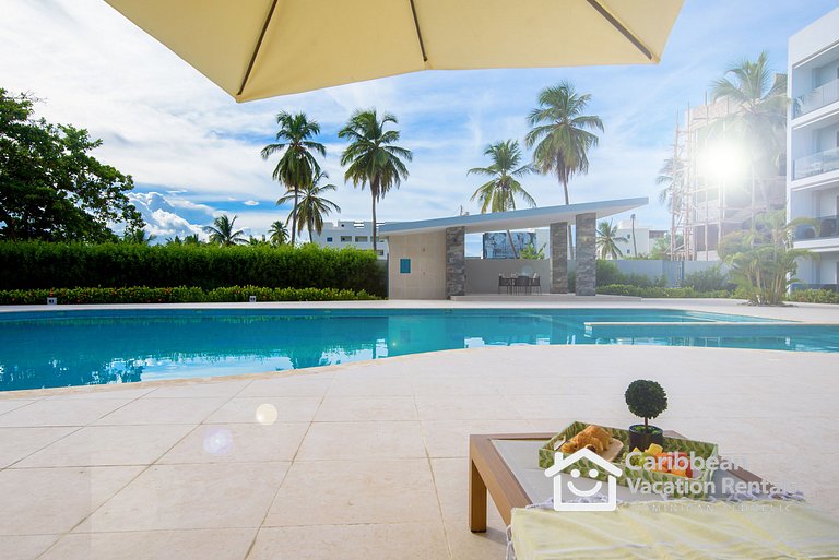 Modern Penthouse with Pool by Bavaro Beach