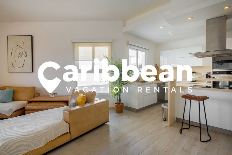 Beach front apartment with private beach