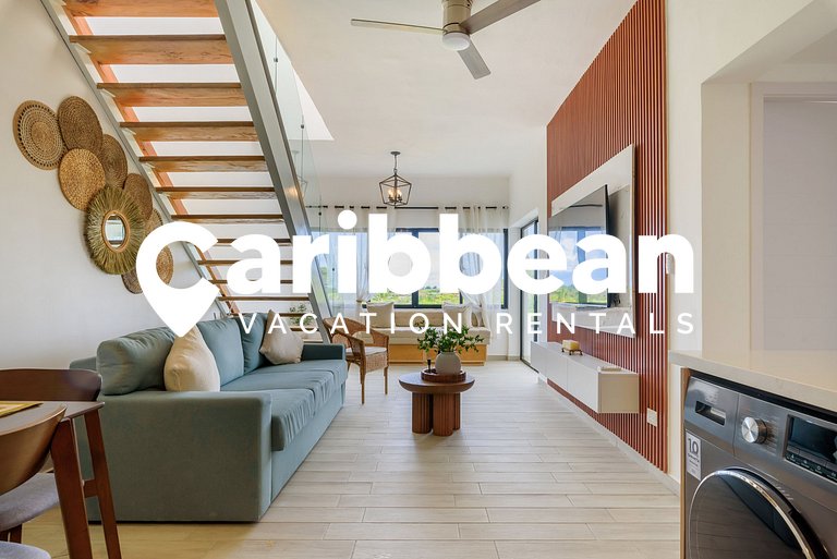Penthouse con picuzzi privado y barbacoa en Bávaro