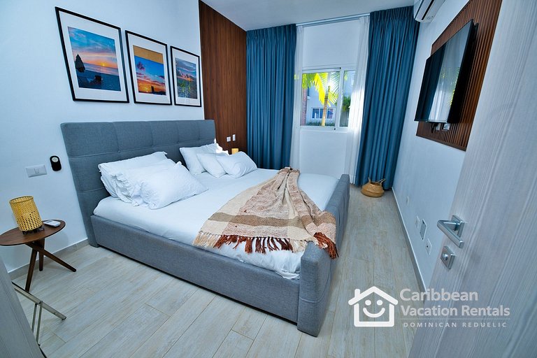 Coral Village 2 | Charming 1BR with Pool
