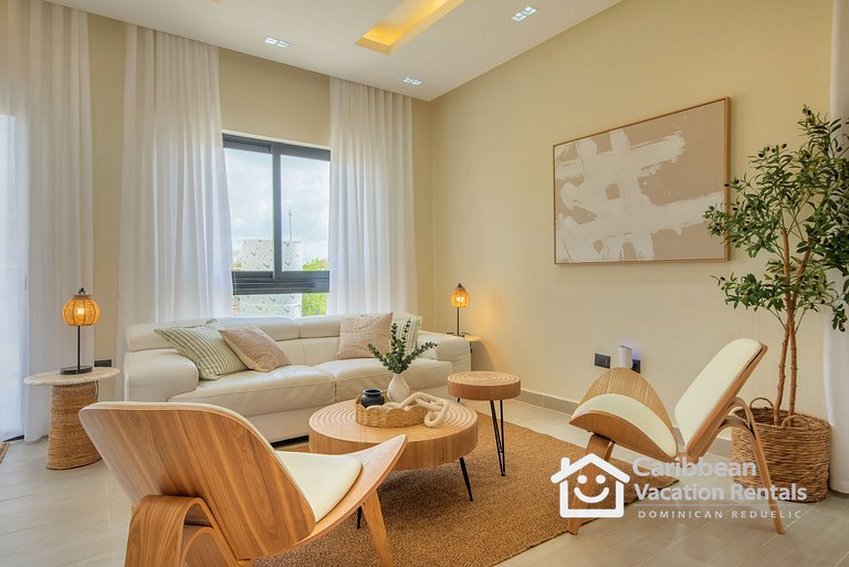 Villa 3BR with Private Patio | Panorama Garden