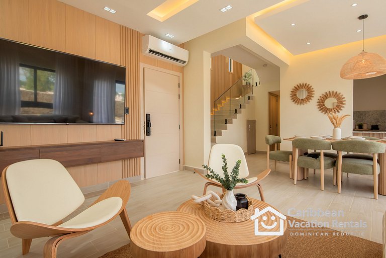 Villa 3BR with Private Patio | Panorama Garden