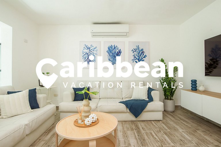 Resort Villa | 2BR Cerca de la Playa