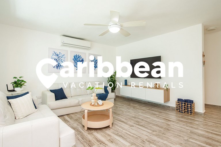 Resort Villa | 2BR Cerca de la Playa
