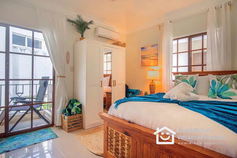 Rosa Hermosa | 2BR con Vista a la Piscina