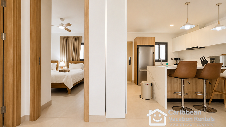 Born | 2BR ground floor with direct pool access