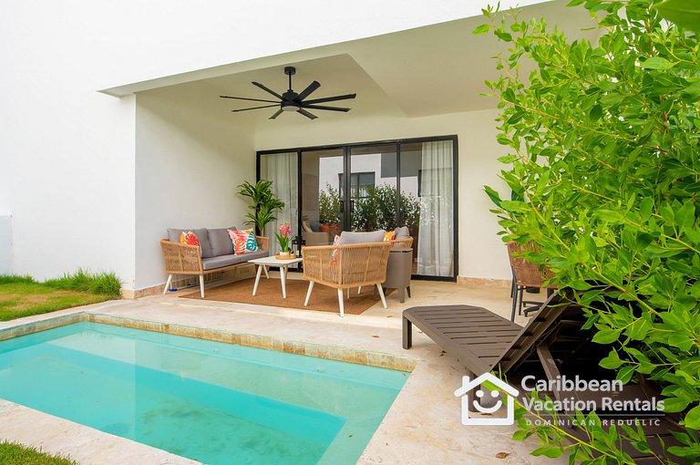 ONA | 2BR Ground Floor picuzzi & Private Patio