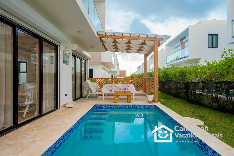 Vista Cana | Villa 3Hab con Piscina Privada