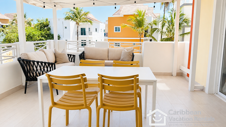 El Dorado | 1Hab, Terraza con BBQ y Playa