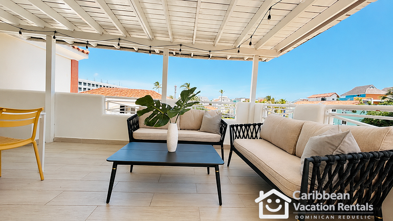 El Dorado | 1Hab, Terraza con BBQ y Playa