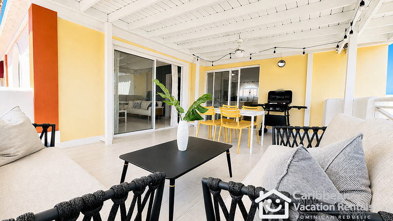 El Dorado | 1 Bedroom, Terrace with BBQ and Beach
