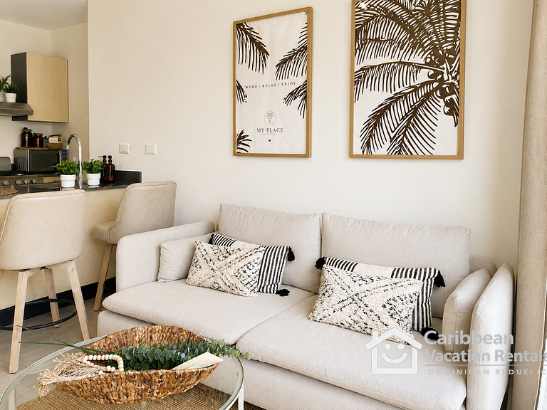 Vista Cana | 1Hab con Coworking y Piscina