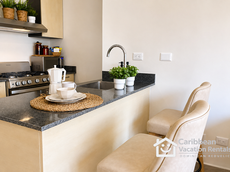 Vista Cana | 1 Bedroom with Coworking and Pool